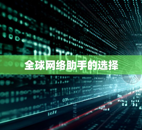 全球网络助手的选择 全球网络助手的选择