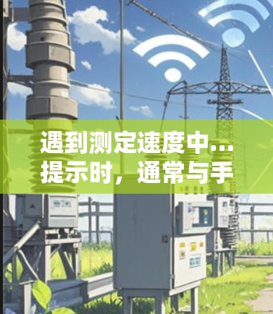 遇到测定速度中…提示时，通常与手机网络速度测试有关。以下是逐步的解决方案