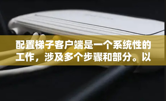 配置梯子客户端是一个系统性的工作，涉及多个步骤和部分。以下是一个详细且结构化的过程指南，帮助您顺利完成配置