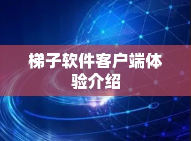 梯子软件客户端体验介绍