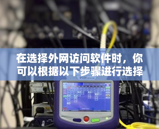 在选择外网访问软件时，你可以根据以下步骤进行选择