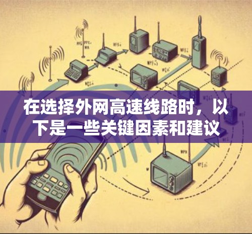 在选择外网高速线路时，以下是一些关键因素和建议，帮助你做出明智的选择