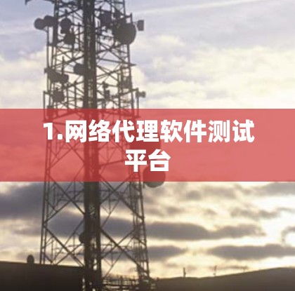 1.网络代理软件测试平台