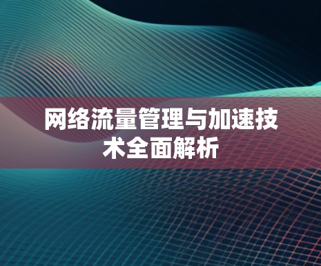 网络流量管理与加速技术全面解析