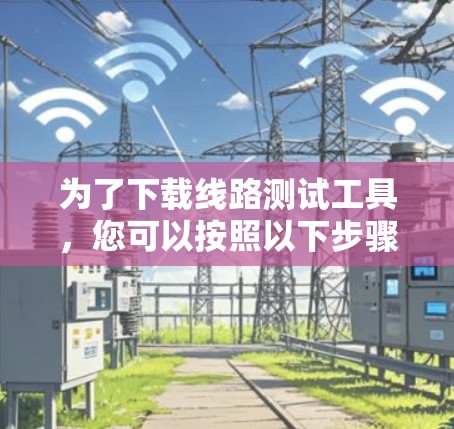 为了下载线路测试工具，您可以按照以下步骤操作
