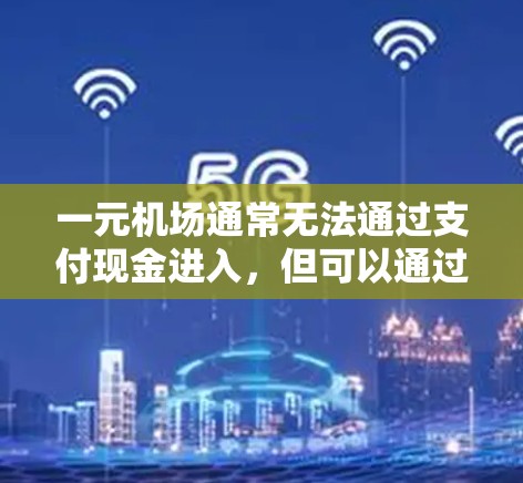 一元机场通常无法通过支付现金进入，但可以通过以下方式解决