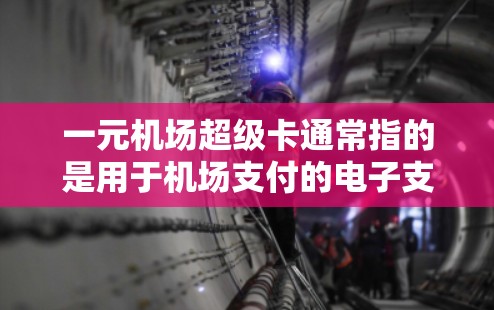 一元机场超级卡通常指的是用于机场支付的电子支付设备，类似于支付宝或微信支付。这些超级卡通常分为几种类型，每种都有其特点和适用场景
