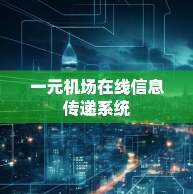 一元机场在线信息传递系统