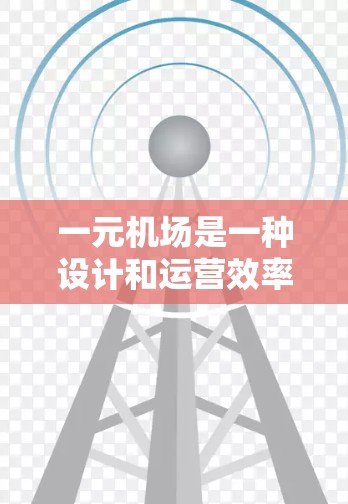 一元机场是一种设计和运营效率较高的机场，其核心特点包括