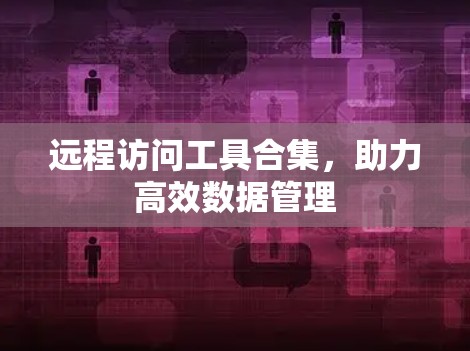 远程访问工具合集，助力高效数据管理